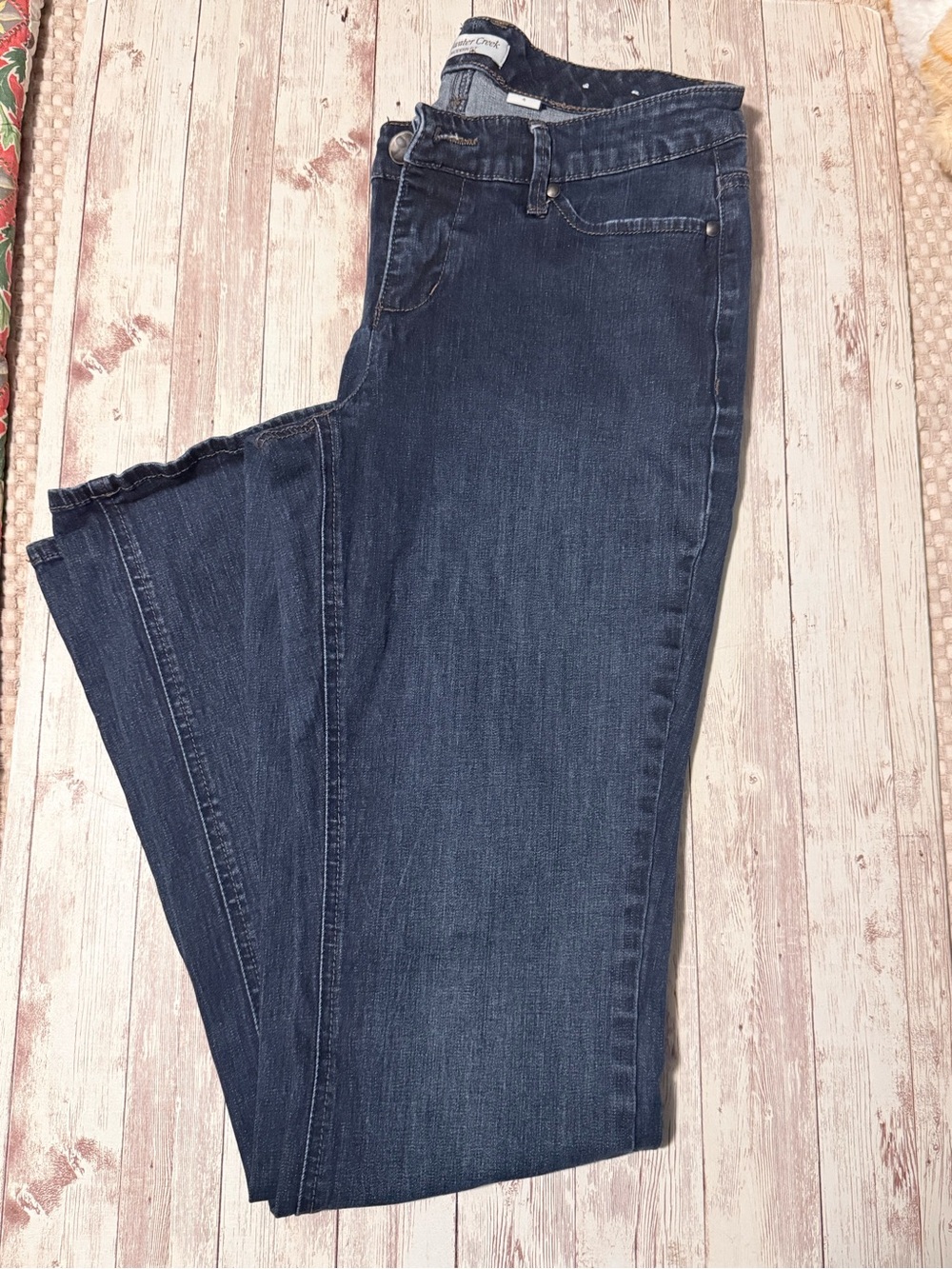 Coldwater Creek Dark Indigo Straight Leg Jeans